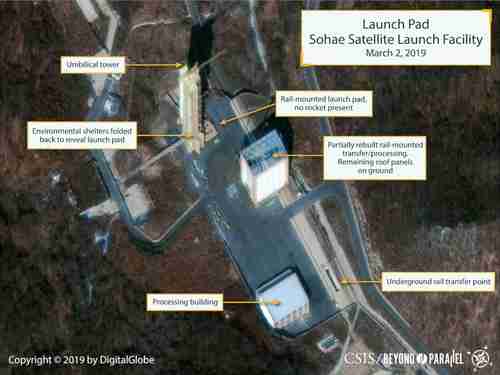 Sohae Launch Facility in North Korea, March 2, 2019