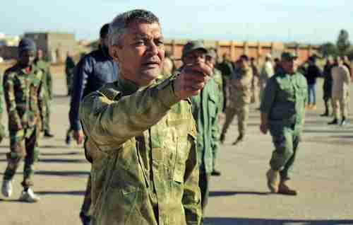 Fighters in Hafter's Libyan National Army (LNA) on December 18 (AFP)