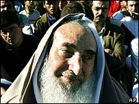 Hamas leader Sheikh Ahmed Yassin, was born in 1936